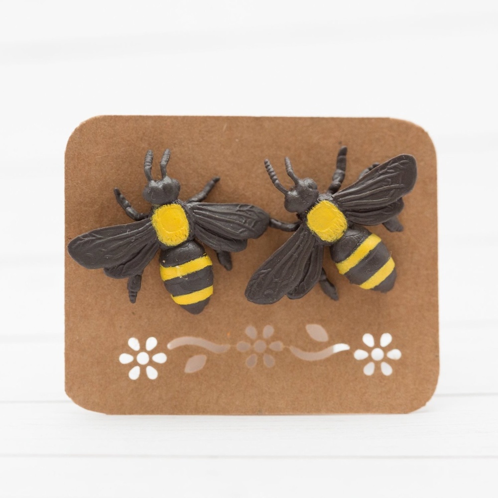 🐝 Bumble Bee Spirit Insect Earrings 🐝